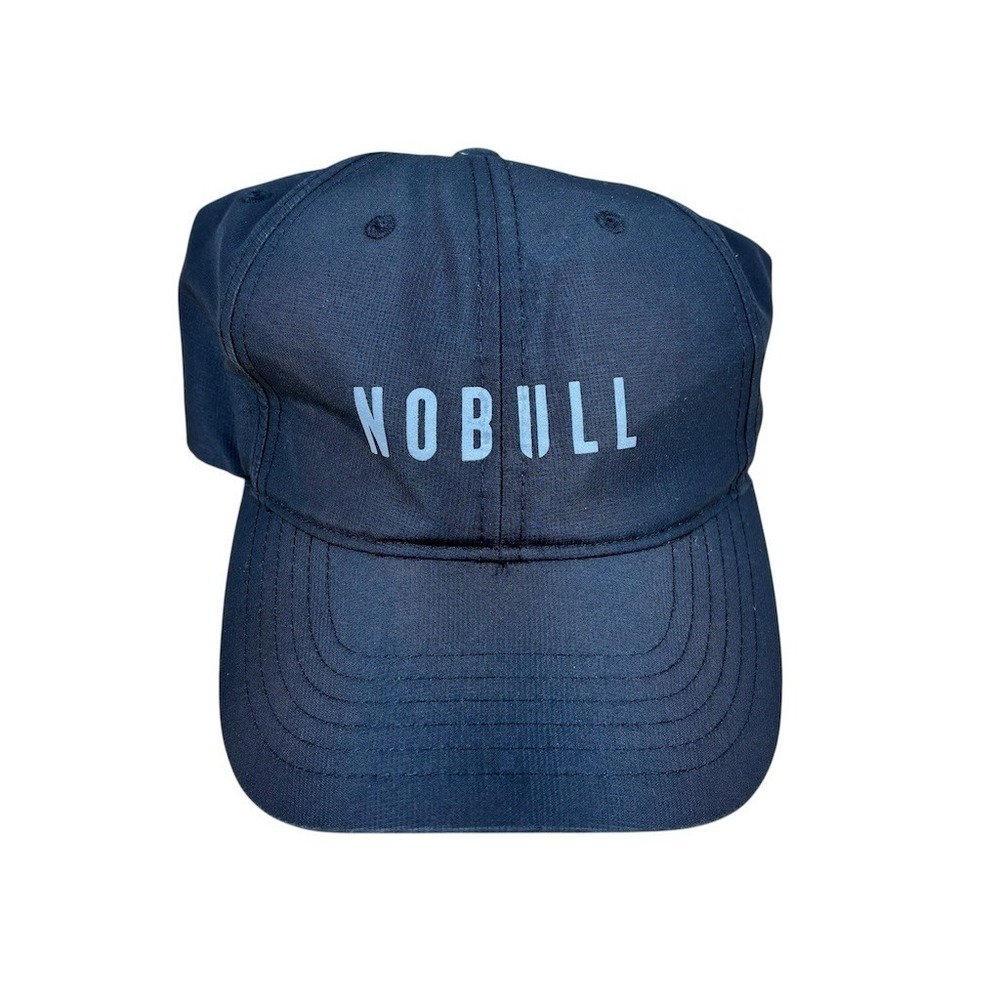 NOBULL Performance‎ Hat Unisex One Size Black Adjustable Baseball Cap Logo